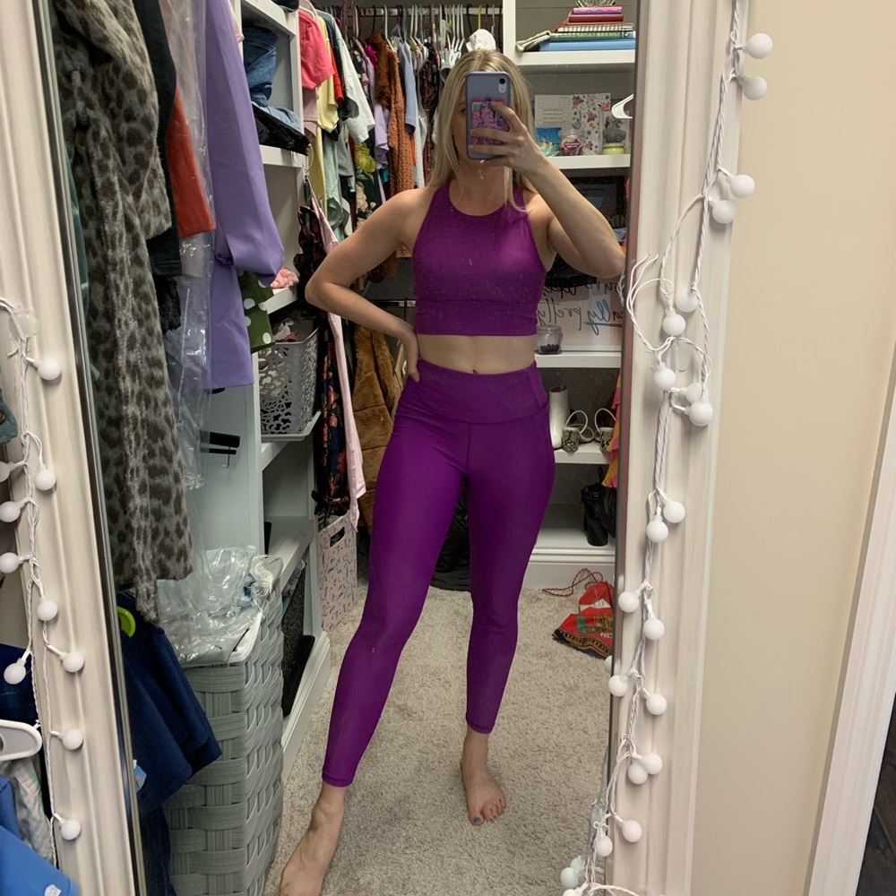 Carrie underwood workout set size small pants size xsmall top